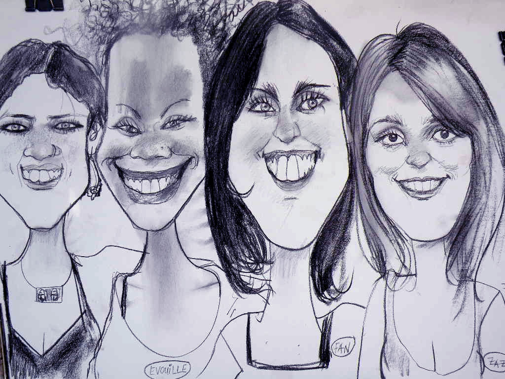 caricature-de-4-amies