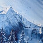 Roc d\'Enfer et combe de Graydon en hiver  par DELANGA