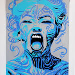 SIRENES HURLANTES porcelaine 2 par Pat Fimo