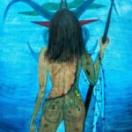 Olokun-Déesse des profondeurs par Liz Barthel dite Liz's