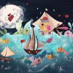 Bateau sur l’eau - variation par ORSINI - LE COQ