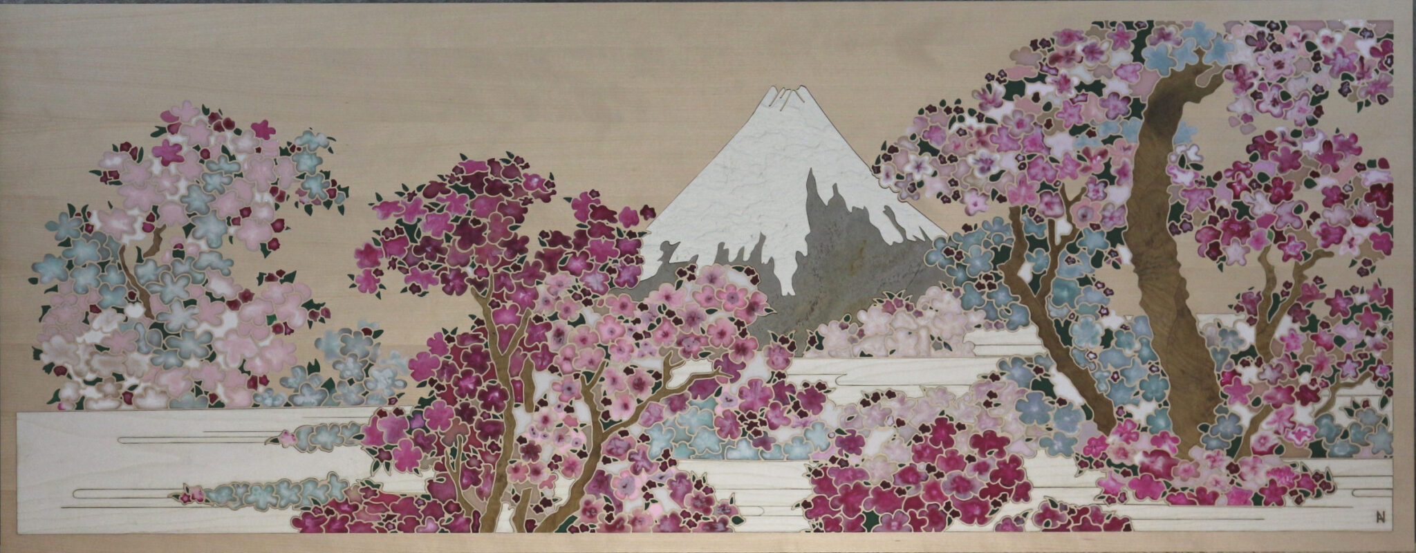 hokusai-cerisiers-en-fleurs-devant-le-mont-fuji
