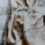 Verre, drapé & QRcode par Pierre Dallot