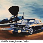 Cadillac Brougham et l\'avion  N°508  2018 par Jean-François VAUTRIN