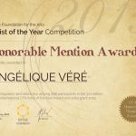 Honorable Mention Award 2020 par Angélique Véré