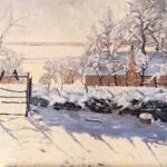 Huile sur toile, La pie par Renaud WIDMER