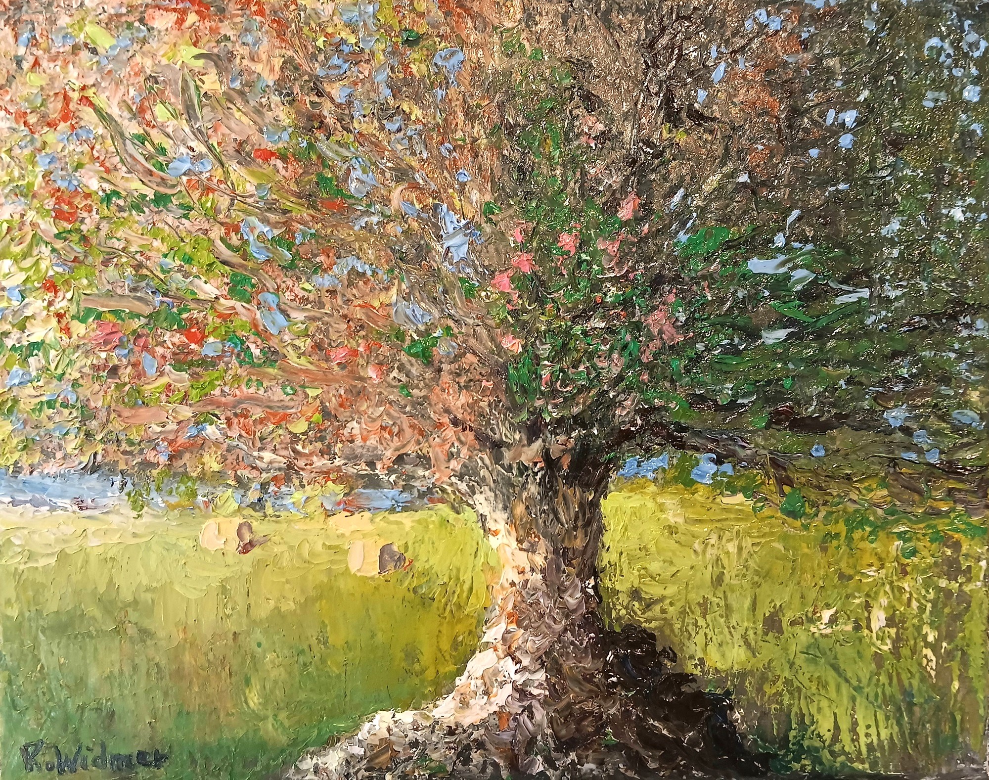 huile-sur-toile-originale-le-dormeur-30x24cm