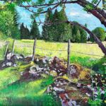 Pré et murger en juin par Renaud WIDMER