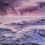 Crépuscule sur la mer