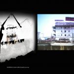 \"Shifting Walls\" - Installation sonore vidéo & peinte  par Ariane MAUGERY