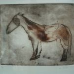 Le petit cheval, eau-forte, Alissa Grün par Alissa Grün