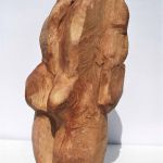 Bois de frêne, h 71cm