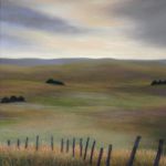 L'Aubrac au crépuscule