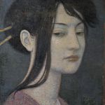 Belle à la coiffure japonaise