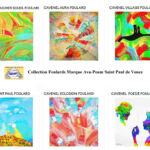 Collection de foulards marque Ava Poam