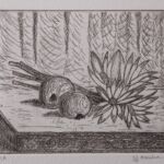 Grenades et fleurs de lotus par YAMINA HAOUACHI