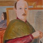 Bernard Guillot d'après un autoportrait de Nicolas Poussin par YAMINA HAOUACHI