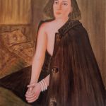 Nu au manteau noir par YAMINA HAOUACHI