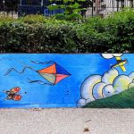 Fragment de la fresque Anne Frank