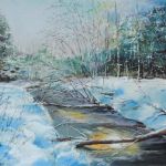 La rivière gelée, Englesqueville