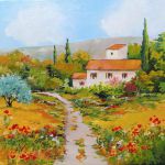 Provence, Mas dans le Lubéron 
