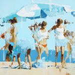 20-sept à la plage(50X50)HB (1) par Jean Marie Drouet