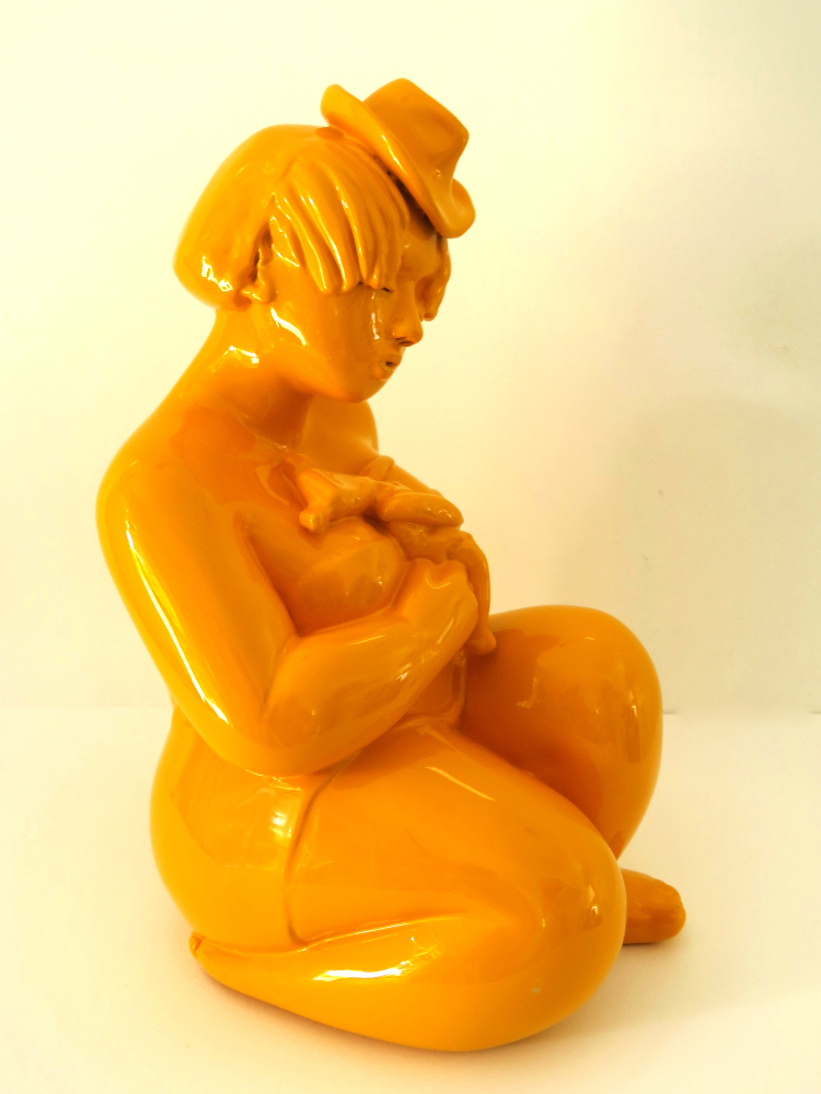 amour-de-marionnette-scultpure-resine