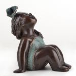 Minouche star, sculpture bronze