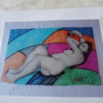 Interprétation de l\'artiste d\'un nu féminin