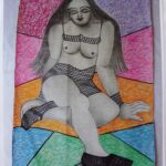 Représentation de l\'artiste d\'un nu féminin