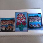 Ensemble de Trois tableaux