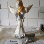 représentation d\'un ange avec l\'agneau