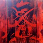 Triptyque rouge