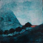 petit PAYSAGE bleu Anne HERVY