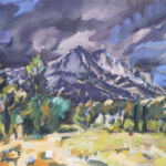 Sainte-Victoire, pluie par Miriam HARTMANN