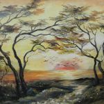 Au coucher du soleil