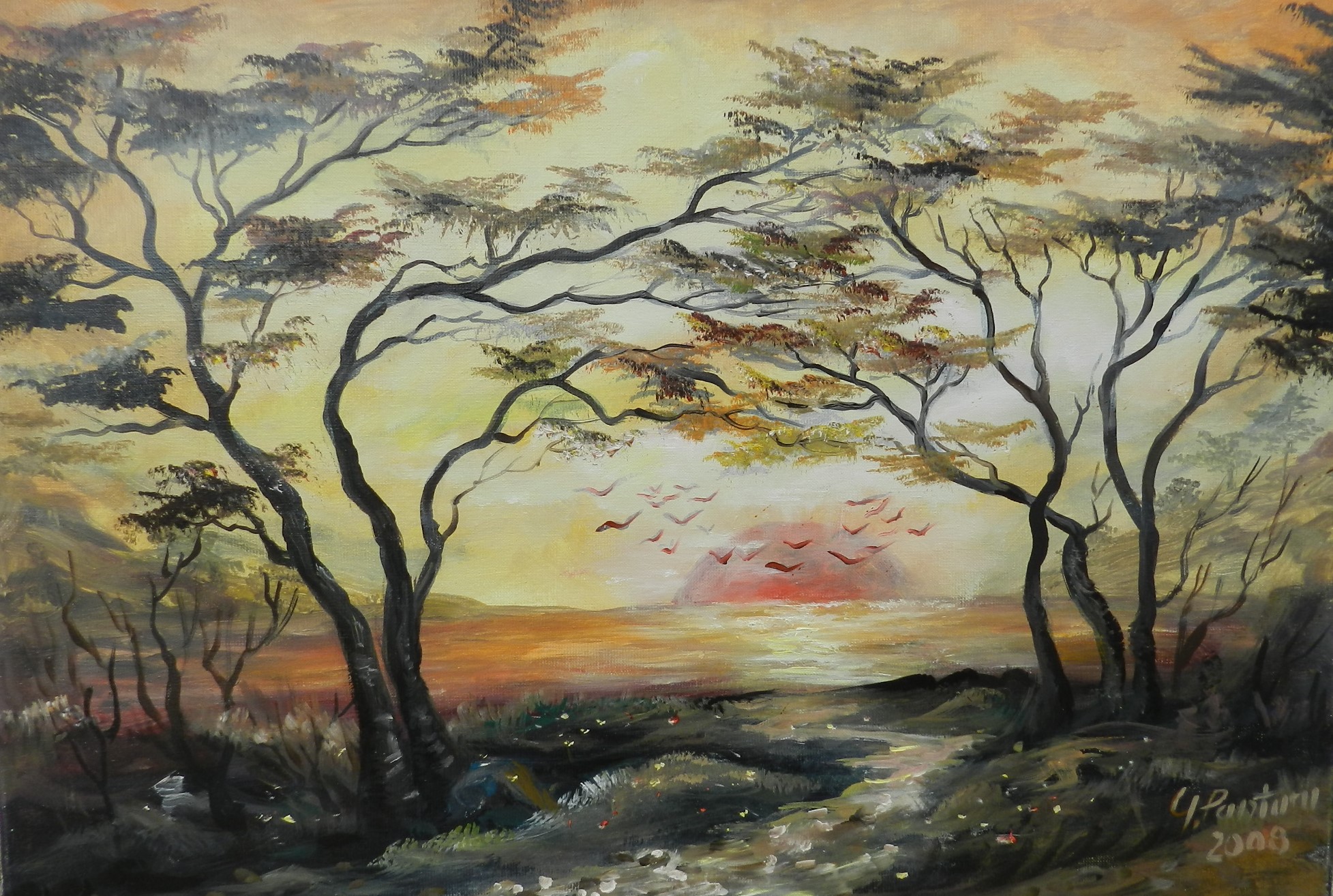 au-coucher-du-soleil