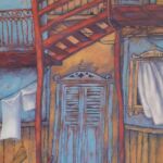 L\'escalier rouge par Marie BERTRAND