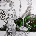 L'oeuvre au noir, encre, FJ BARON (2)