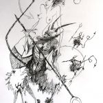 dessin Les contes de la pleine lune RONDE INFERNALE II