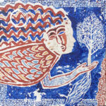 Comète 4-40x40x2cm par ISABELLE DANSIN