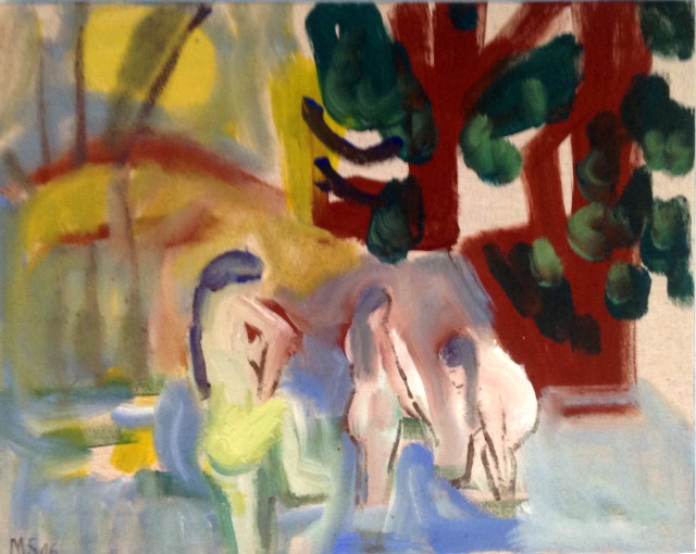 05_baigneuses_dans_etang_2016_40x50cm_tempera
