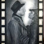 étoiles sur toile par Sylvie-Dala