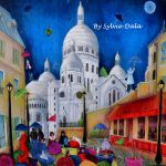 le sacré coeur aux parapluies par Sylvie-Dala