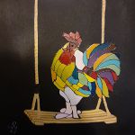 coq qui s\'en balance par Sophie POMMARAT