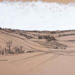 Vue des Gourleaux depuis les Vaux