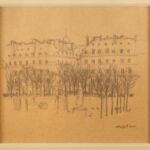 Jardin des Tuileries en hiver par Antoine MAIFFRET