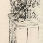 Meuble, bouquet et fruits (Suarella - Corse)