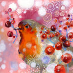 rouge-gorge par Christelle Guénot