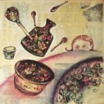 Enfance en Russie : vaisselle par Christelle Guénot